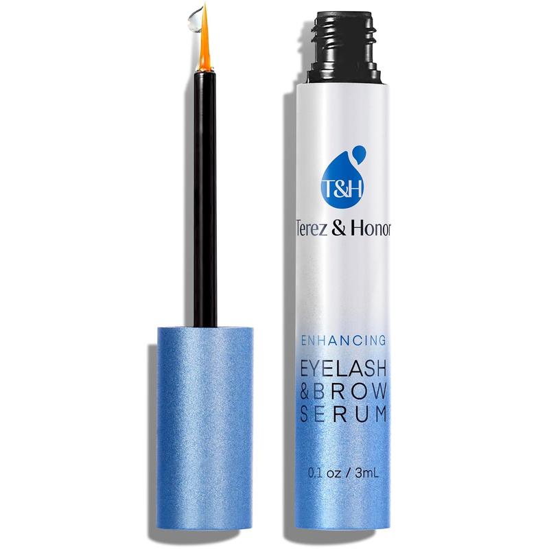 Terez & Honor Advanced Eyelash Serum & Eyebrow Growth Serum for Thicker, Longer Eyelashes & Eyebrows | Grow Luscious
