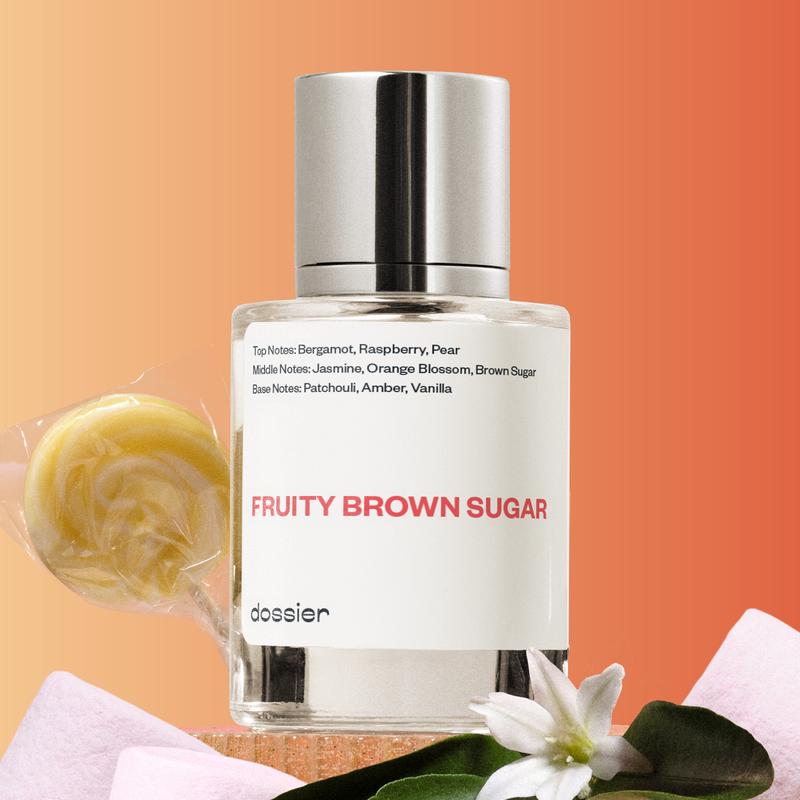 Fruity Brown Sugar, Dossier, Women Perfume, Eau de Parfum, 50ml, Bergamot, Raspberry, Pear, Jasmine, Brown Sugar